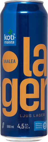 Kotimaista Vaalea lagerolut 4,5% 0,568 l tlk