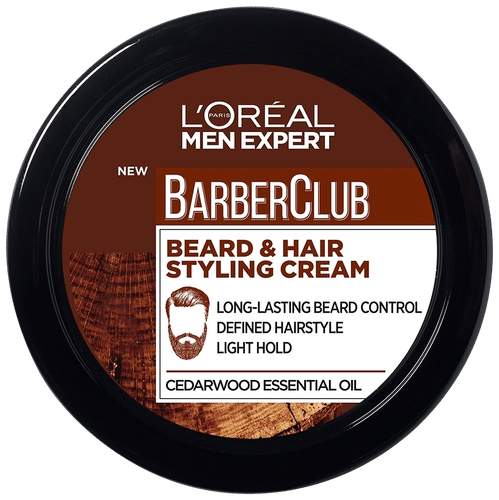 L'Oréal Paris Men Expert Club Beard & Hair Styling Cream parran ja hiustenmuotoiluvoide 75ml