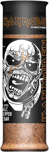 Iron Maiden Barbeque mauste, merisuola, mustapippuri ja etikka mausteseos 112g.