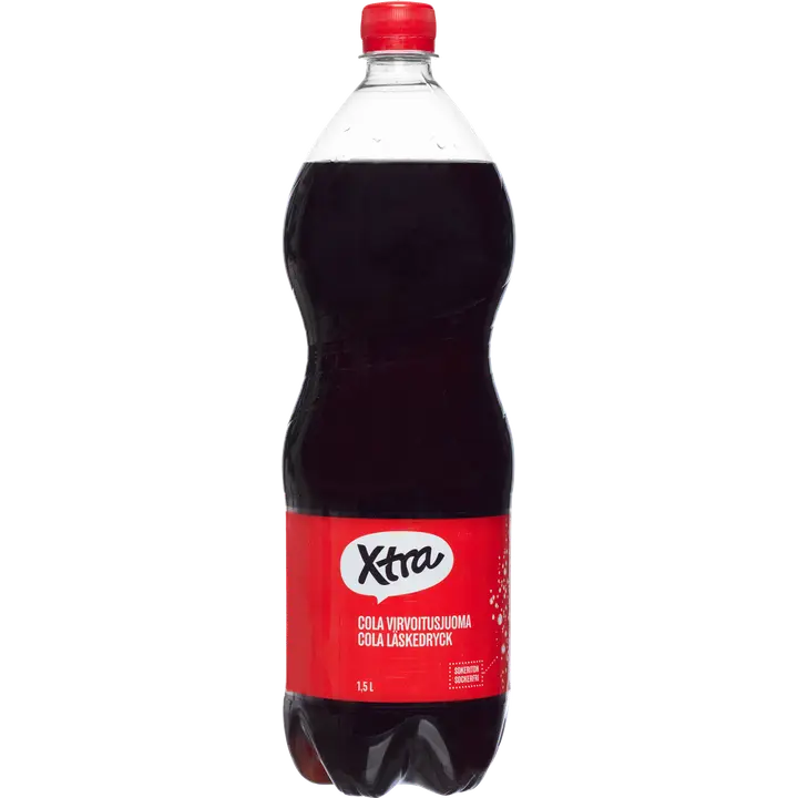 Xtra sokeriton cola virvoitusjuoma 1,5l｜Xtra 无糖可乐软饮料 1,5l