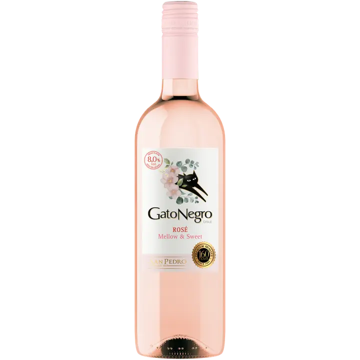 Gato Negro Rose 8,0 til-% 0,75 L pullo｜Gato Negro 玫瑰 8.0 vol% 0.75 L 瓶