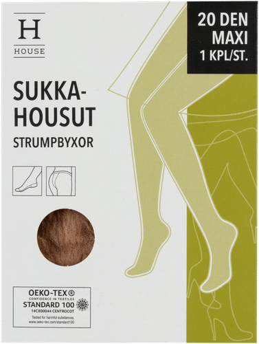 House 女式连裤袜 maxi 20丹 加大码 Sun, 尺码48-52
