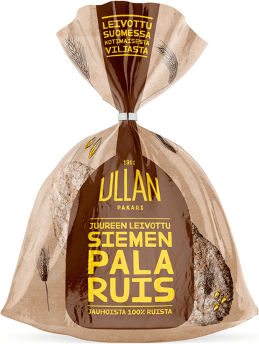 Ullan Pakari siemen palaruis 300 g｜Ullan Pakari 籽粒黑麦面包 300 g
