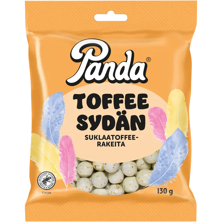 Panda Toffeesydän suklaatoffeerae 130g