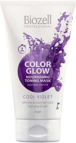 Biozell Color Glow 护理型调色面膜 冷紫罗兰色 150ml