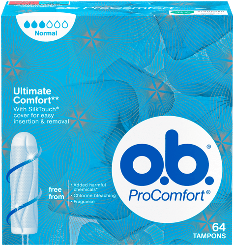 o.b. ProComfort 普通型 64 kpl