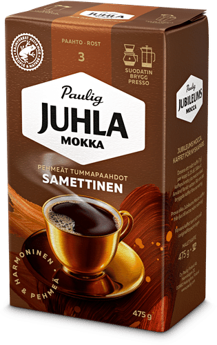Juhla Mokka Paulig Juhla 摩卡丝绒咖啡过滤研磨 475g