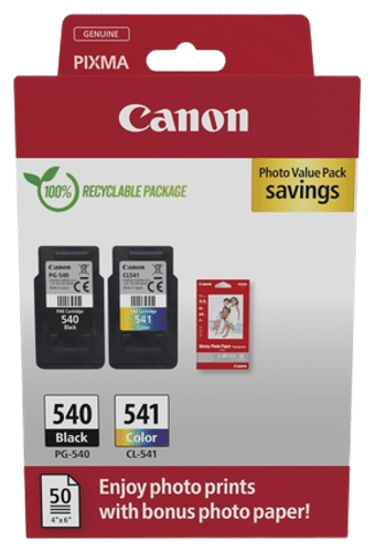 Canon 多色墨盒 PG-540/CL-541 + 相纸
