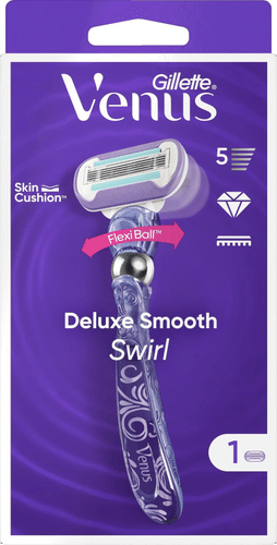 Gillette Venus Deluxe Smooth Swirl女士剃毛刀