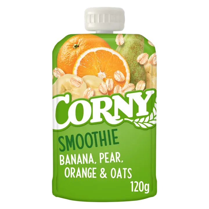 Corny Smoothie banaani, päärynä, appelsiini & kaura 120g｜Corny 香蕉、梨、橙子和燕麦冰沙 120g