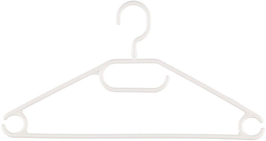 Nord Clean 塑料白色衣架 10 kpl