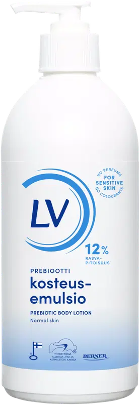 LV 500ml 益生元保湿乳液｜LV 500ml Prebiootti kosteusemulsio