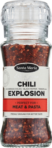 Santa Maria 辣椒爆炸辣味调味料研磨瓶 70 g｜Santa Maria Chili Explosion tulinen mausteseos, maustemylly, 70 g