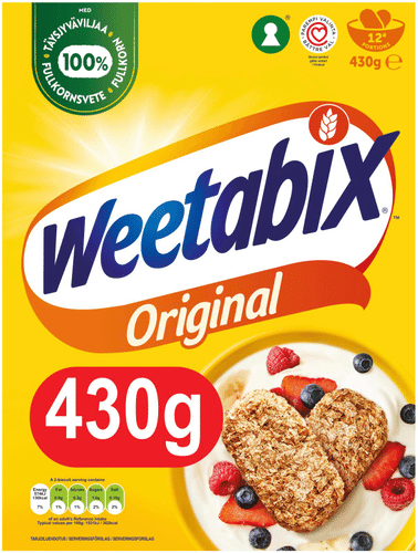 Weetabix 430 g täysjyvä vehnämuroke｜Weetabix 430克全麦小麦脆片
