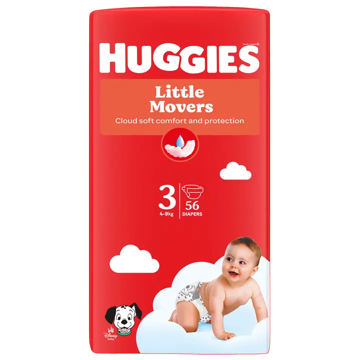 Huggies Teippivaippojen koot 3 56 st｜Huggies 纸尿裤尺寸 3 56 片