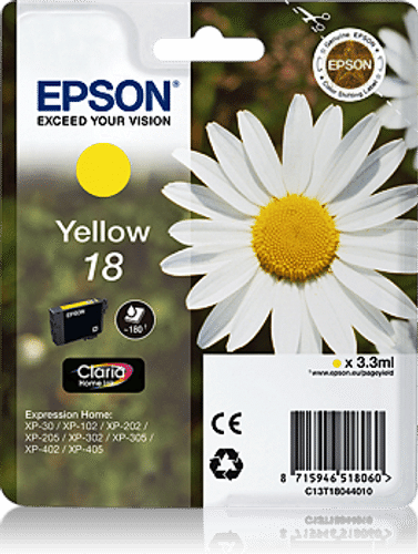 Epson 墨盒 黄色 T1804