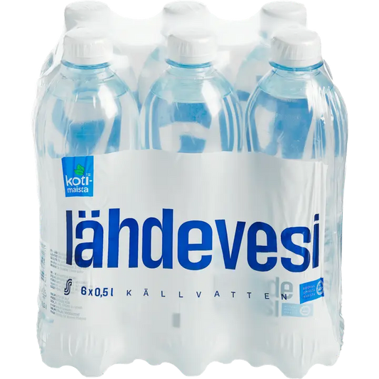 Kotimaista 6x0,5l lähdevesi｜Kotimaista 6x0.5l 泉水