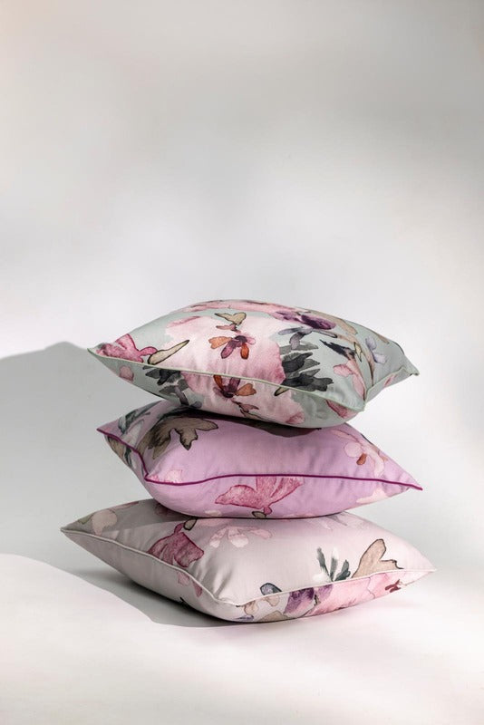 Pentik Hetki 枕套 45x45厘米 花朵 绿色｜Pentik Hetki tyynynpäällinen 45x45 cm kukka vihreä