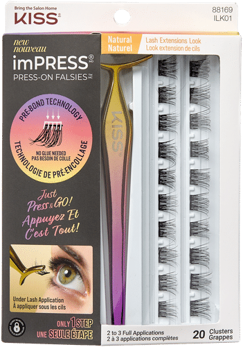 Kiss imPRESS 按压式假睫毛 - Natural 20kpl