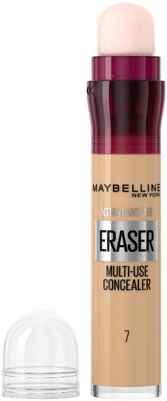 Maybelline 纽约瞬间抗龄橡皮擦遮瑕膏 07 沙色 6,8ml｜Maybelline New York Instant Anti Age Eraser 07 Sand peitevoide 6,8ml