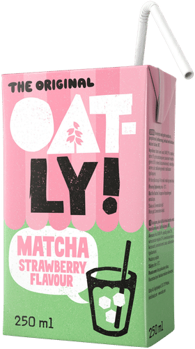 Oatly 抹茶草莓味燕麦饮 250 ml｜Oatly Matcha Mansikan maku Kaurajuoma 250 ml