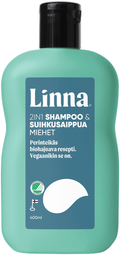 Linna 2in1 Miesten Shampoo & Suihkusaippua 400 ml