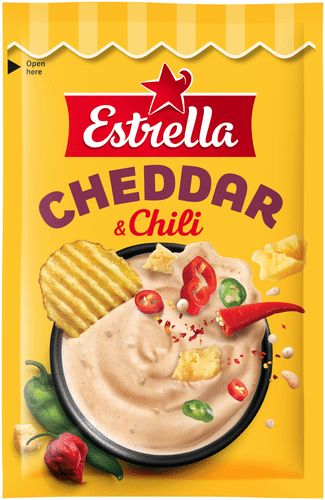 Estrella 切达辣椒蘸料混合物 16g｜Estrella Cheddar & Chili Dippiseos 16g