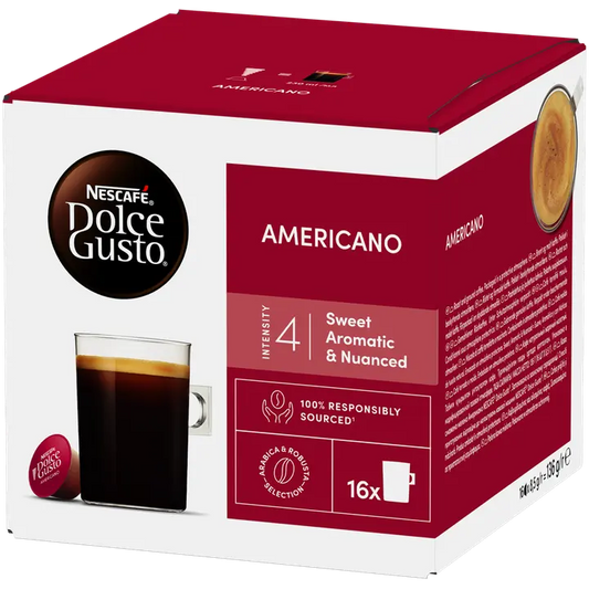 Nescafé Dolce Gusto Americano 16 kaps/136g｜Nescafé Dolce Gusto 美式咖啡 16 粒/136g