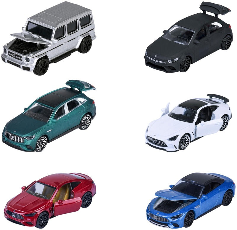 Majorette Mercedes-AMG Premium车1:64，7.5厘米，压铸，多种款式，单件出售