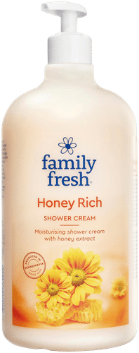Family Fresh 蜂蜜滋润沐浴露 1000ml｜Family Fresh Honey Rich shower cream suihkusaippua 1000ml