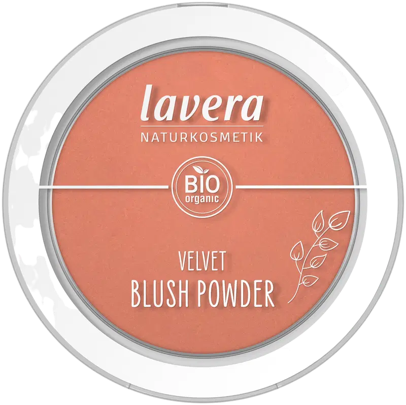 lavera 天鹅绒腮红粉 – 玫瑰蜜桃 01- 5 g｜lavera Velvet Blush Powder –Rosy Peach 01- 5 g