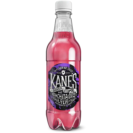 Kane’s Soda Pop Ranchita Rail Flip Raspberry-Licorice 0,5 l kmp｜Kane’s Ranchita Rail Flip 覆盆子甘草汽水 0.5 升 kmp