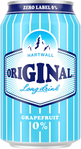 Hartwall Original Long Drink 葡萄柚0度 0,33 l｜Hartwall Original Long Drink Grapefruit 0% 0,33 l