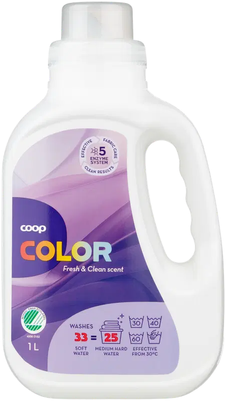 Coop 彩色衣物洗衣液 1 l