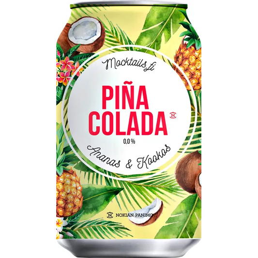 Mocktail Piña Colada 0,0% 0,33l｜Nokian Panimo 0度鸡尾饮品椰林飘香 0.0% 0,33l
