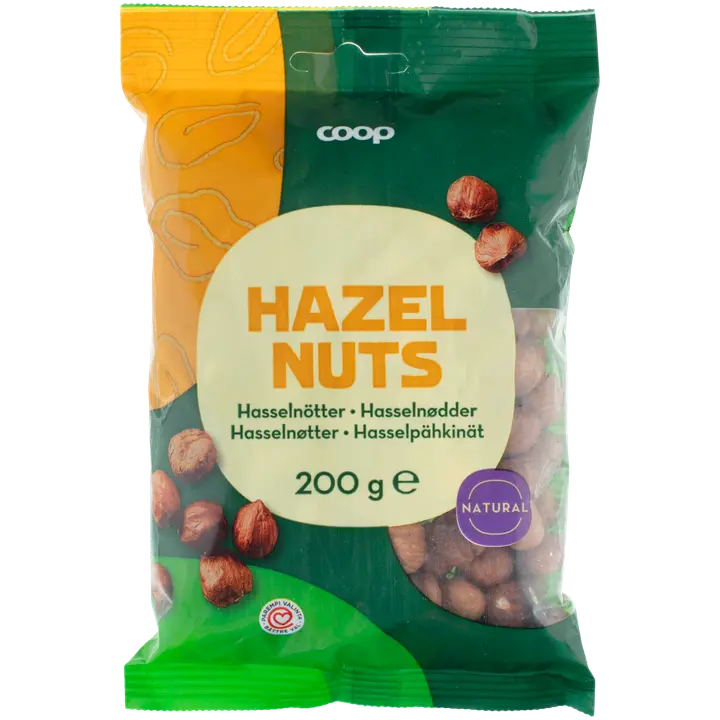 Coop hasselpähkinät 200 g-Coop 榛子 200 g
