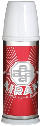 Airam 红色保温瓶 0,45 L｜Airam PUNAINEN TERMOS 0,45 L