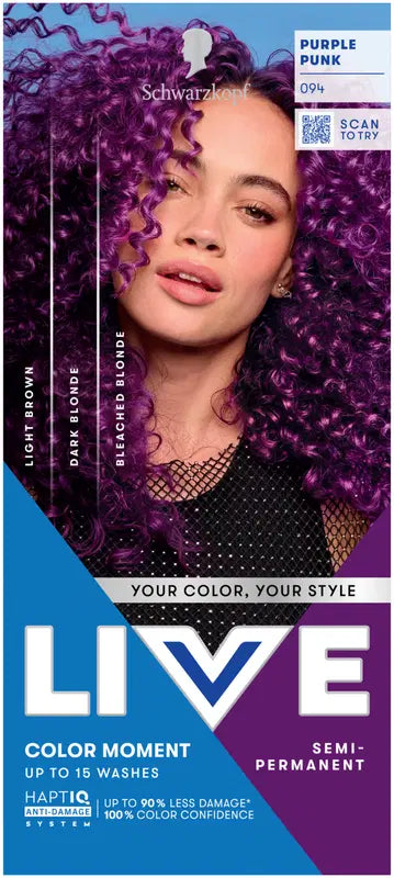 Schwarzkopf LIVE Ultra Brights 94 紫色朋克