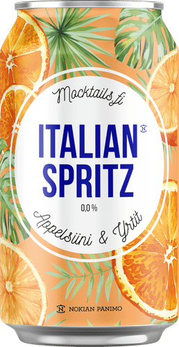 Nokian Panimo 无醇意大利气泡饮料 0.0% 0,33l｜Mocktail Italian Spritz 0,0% 0,33l