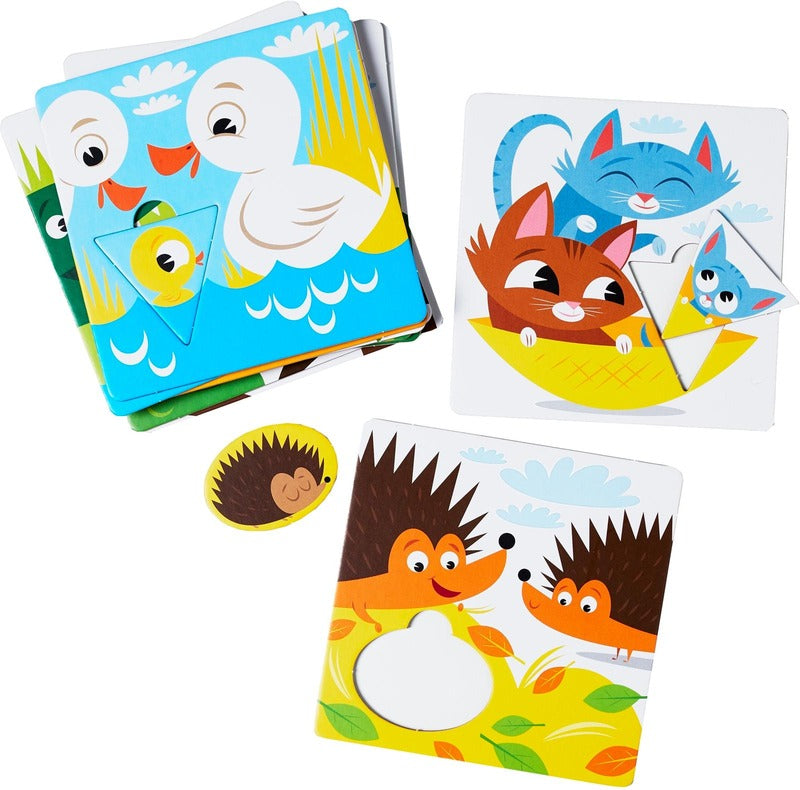 Oppi&ilo 动物家庭初学游戏1-3岁｜Oppi&ilo Eläinperheet -ensipeli 1-3 v