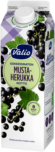 Valio mustaherukkakeitto 1 kg sokeroimaton｜Valio 黑加仑汤 1 公斤 不加糖