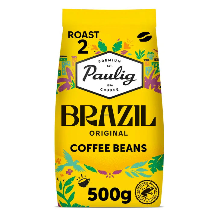 Paulig Brazil Original kahvi kahvipapu 500g｜Paulig 巴西原味咖啡豆 500g