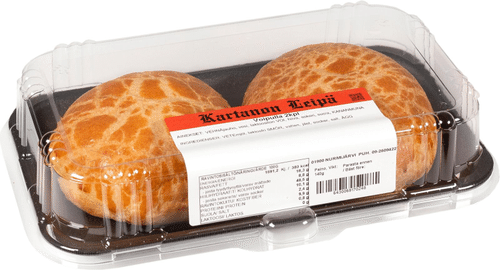 Kartanon Leipä Voipulla 2 x 70g｜Kartanon Leipä 黄油小圆面包 2个装 70g