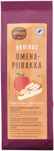 Herkku Rooibos hauduke omenapiirakka 80 g｜Herkku 路易波士炖苹果派 80 g