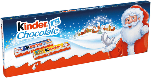 Kinder Chocolate 牛奶巧克力配奶味夹心 150g（12块）圣诞