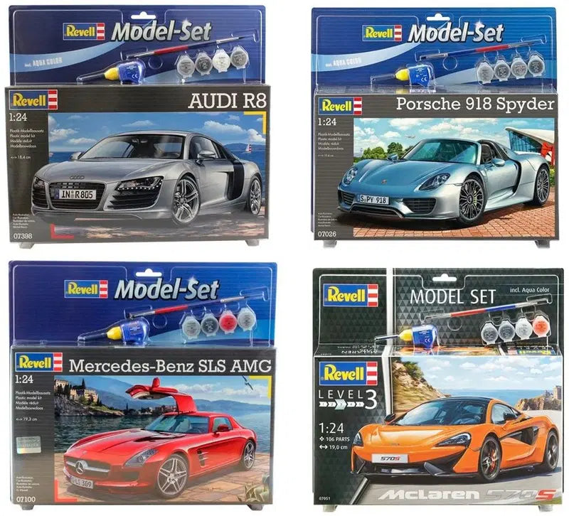 Revell 汽车模型套装组合｜Revell Model Set autot lajitelma