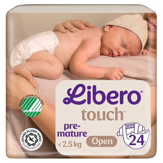 LIBERO Touch teippivaippa Prema 24kpl, 2-5kg｜Libero Touch Prema 胶带尿布 24 件，2-5 公斤