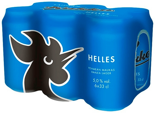 Laitilan 6 x Laitilan Kukko Helles 5.0% vol 0.33L 饮品