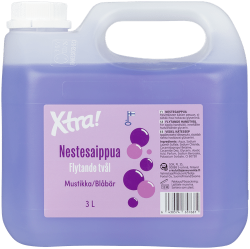 Xtra 蓝莓液体皂 3 l