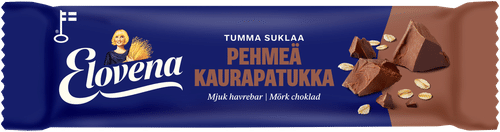 Elovena 30g tumma suklaa pehmeä kaurapatukka｜Elovena 30克黑巧克力软燕麦棒